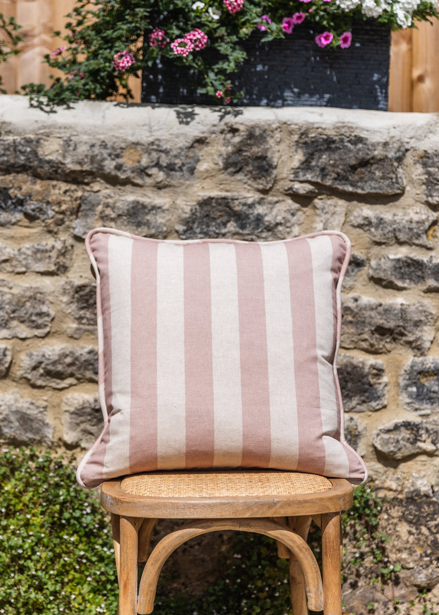 Dusty Rose Stripe