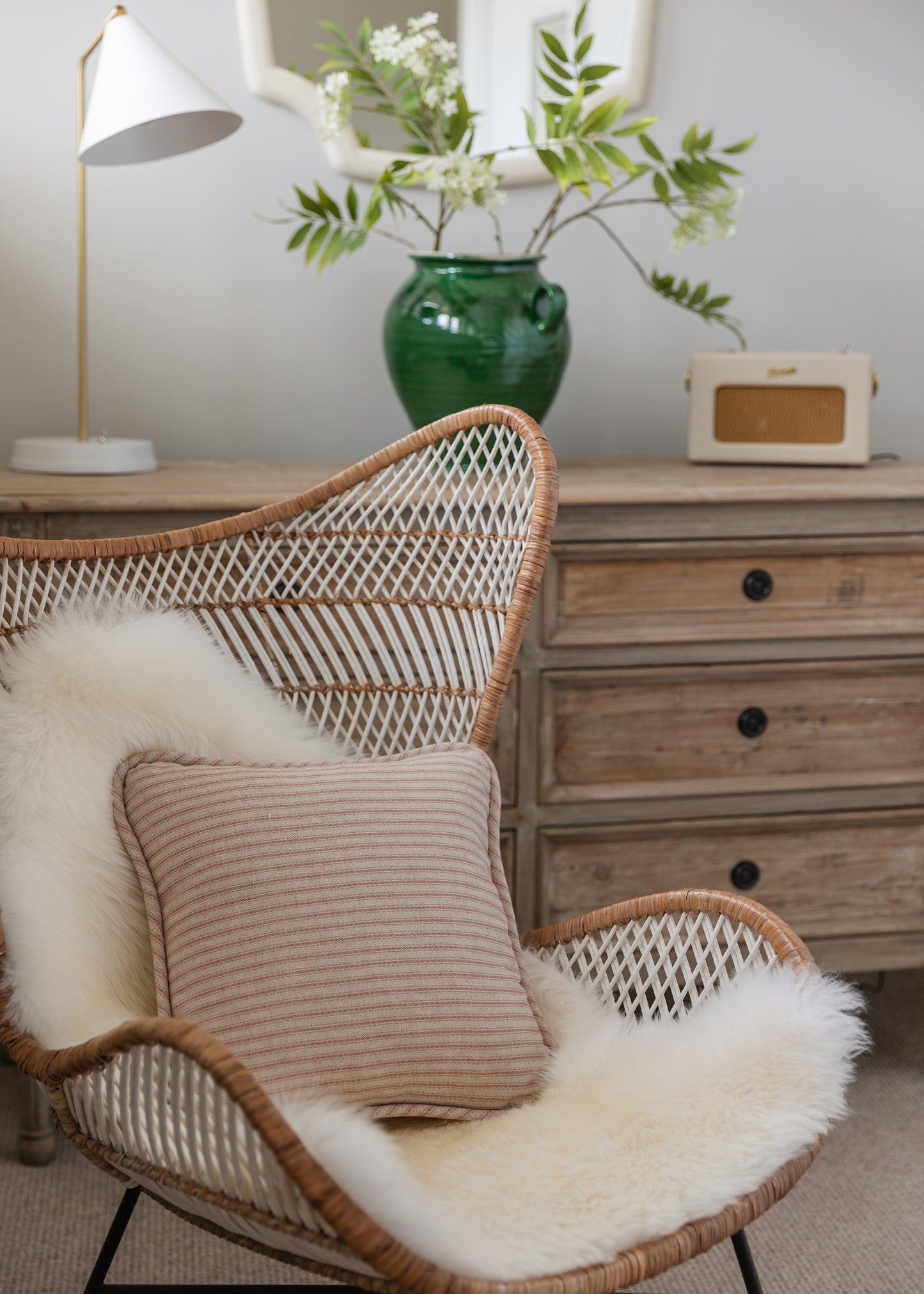 Natural Pink Linen