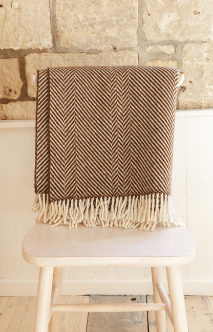 Natural Brown Chevron